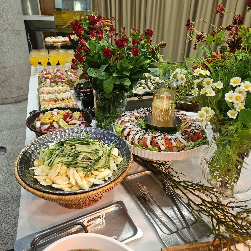 경희대학교 케이터링 현장